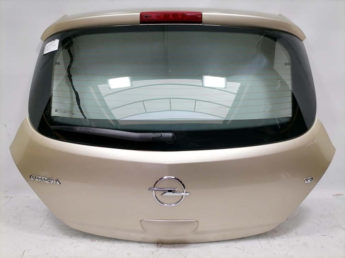 Opel Corsa D original Heckklappe mit Heckscheibe Champagnersilber Z40M 3-Türer Bj.2007